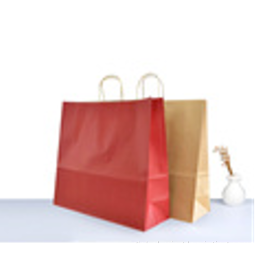 Shopping Paper Bag Customized printing shopping kraft paper bag Supplier